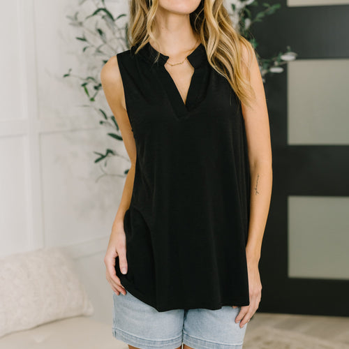 Lizzy Tank Top in Black
