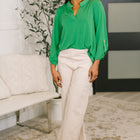 Lizzy Top in Kelly Green