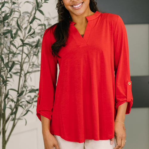 Lizzy Top in Red