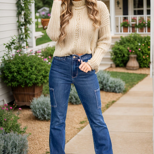 Lovin' Nature - Judy Blue Cargo Bootcuts