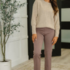 Make it Easy Textured Sweatshirt