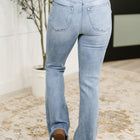 Marlena High Rise Shield Pocket Flare Jeans