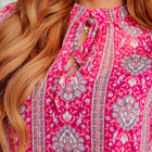 Moments Like This V-Neck Bell Sleeve Blouse