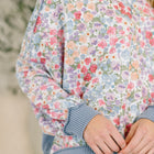 New Opportunities Drop Shoulder Floral Pullover