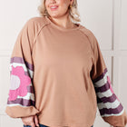 New and Improved Floral Patchwork Top