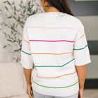 Normal Volume Striped Sweater