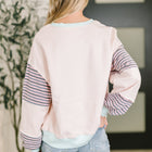 Outside the Lines Oversized Color Block  Pullover