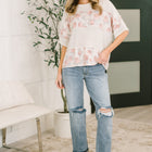 Painting the Roses Color Block Relaxed Top