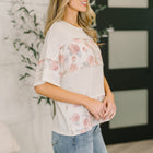 Painting the Roses Color Block Relaxed Top