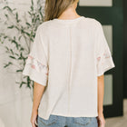 Painting the Roses Color Block Relaxed Top