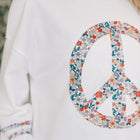 Peace, Love, and Flowers Peace Sign Top