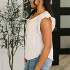 Picnic Petal Lace Detail Top