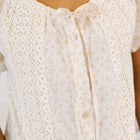 Picnic Petal Lace Detail Top
