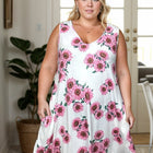 Pink Sunflowers - Swing Dress