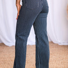 Pinstriped Diva - Tummy Control Judy Blues