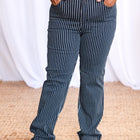 Pinstriped Diva - Tummy Control Judy Blues