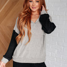 Pull Up Your Sleeves Color Block Hoodie -9/30/2025