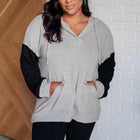 Pull Up Your Sleeves Color Block Hoodie -9/30/2025