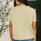 Pushing Through Button Down Top