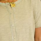 Pushing Through Button Down Top
