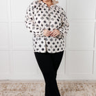Quick Follow Up Floral Tile Blouse