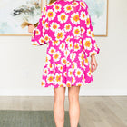 Magnificently Mod Floral Shirt Dress