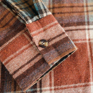 Lightweight Rust Flannel - Adult