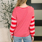 Rhythm & Rows V-Neck Drop Shoulder Pullover