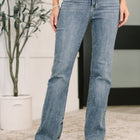 Robin High Waist Bootcut with Fray Hem