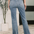 Robin High Waist Bootcut with Fray Hem