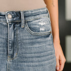 Robin High Waist Bootcut with Fray Hem