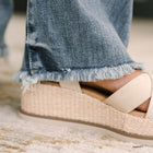 Robin High Waist Bootcut with Fray Hem