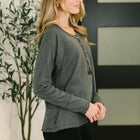 Rooftop View Raglan Sleeve Henley Top
