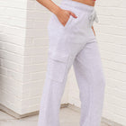 Run, Don't Walk Cargo Sweatpants in Grey