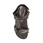 River Dance Woven Sandal in Pewter