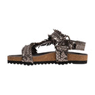 River Dance Woven Sandal in Pewter