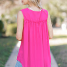Pink Petals Sleeveless Top
