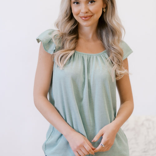 Sage The Day Top
