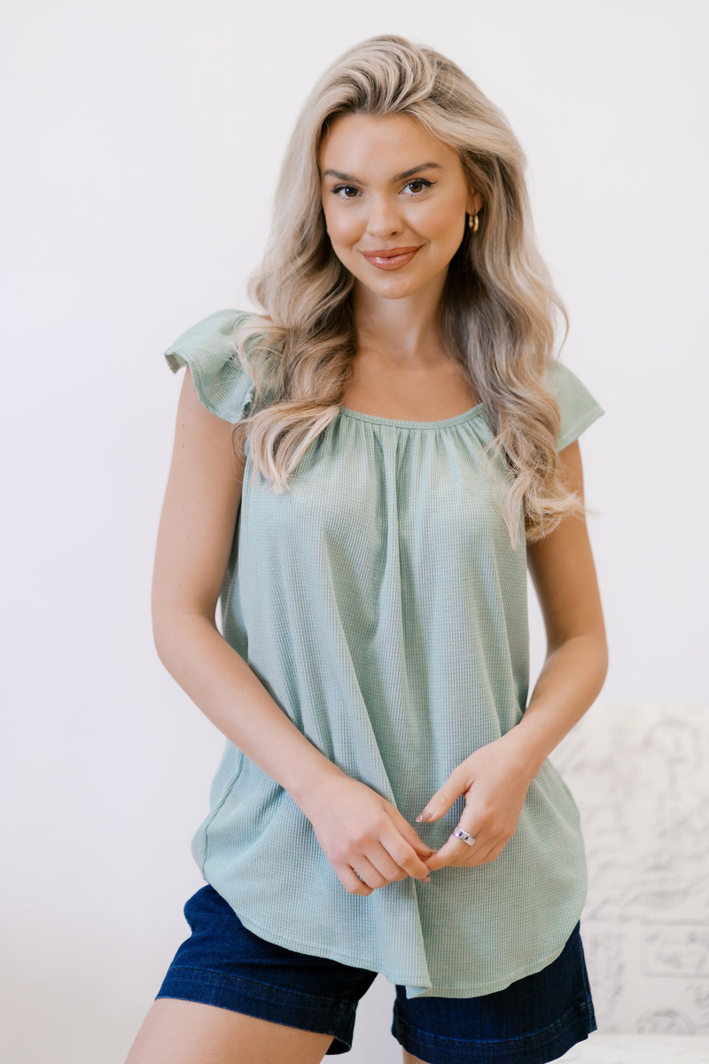 Sage The Day Top