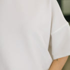 Sense of Clarity Boxy Top in Off White