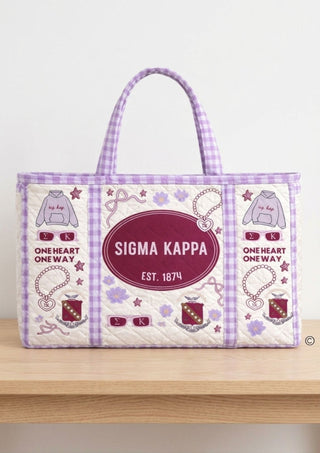 SC - ETA 6/1 - Sigma Kappa Sorority Tote Bag