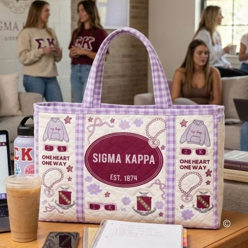 SC - ETA 6/1 - Sigma Kappa Sorority Tote Bag