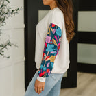 Sing a Melody Floral Sleeve Top