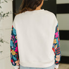 Sing a Melody Floral Sleeve Top