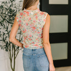 Snatched & Sassy Sheer Layering Top in Chartreuse