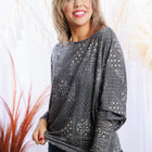 Snowflakes & Patches Dolman