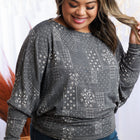 Snowflakes & Patches Dolman