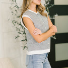 So Good It Hurts Cap Sleeve Button Down