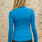 Staying Swift Activewear Jacket in Hawaiian Blue
