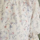 Sweet Ruffle Affair High Neck Blouse in Blue
